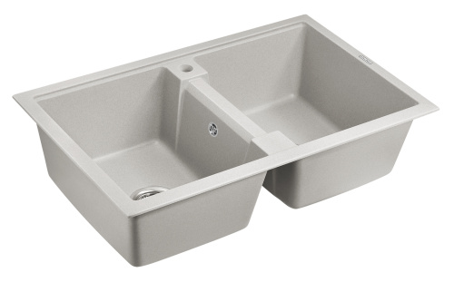 Кухонная мойка Paulmark TANDEM 80/2 PM238150-GR 81х50 цвет серый - фото 2